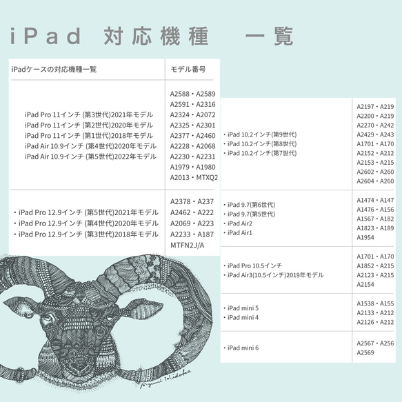 iPadケース　『ライオン』 9枚目の画像