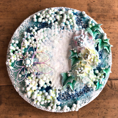 紙粘土絵画「Knot」 絵画 USAKAMIKA 通販 14087073｜Creema(クリーマ