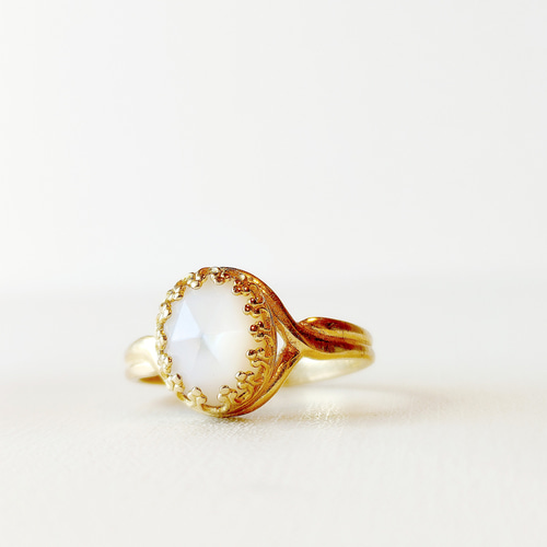 マザーオブパール パールリング 天然石 リング 天然石リング