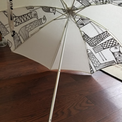 ミナペルホネン折り畳み日傘 2枚目の画像
