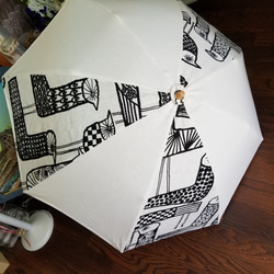 ミナペルホネン折り畳み日傘 1枚目の画像