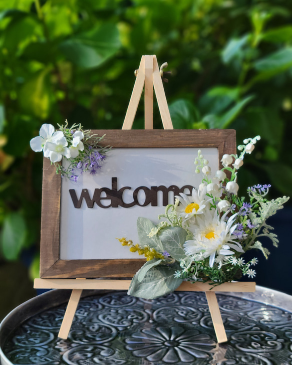 ご確認用 アンティークすずらんのwelcomeボード 【公式通販】