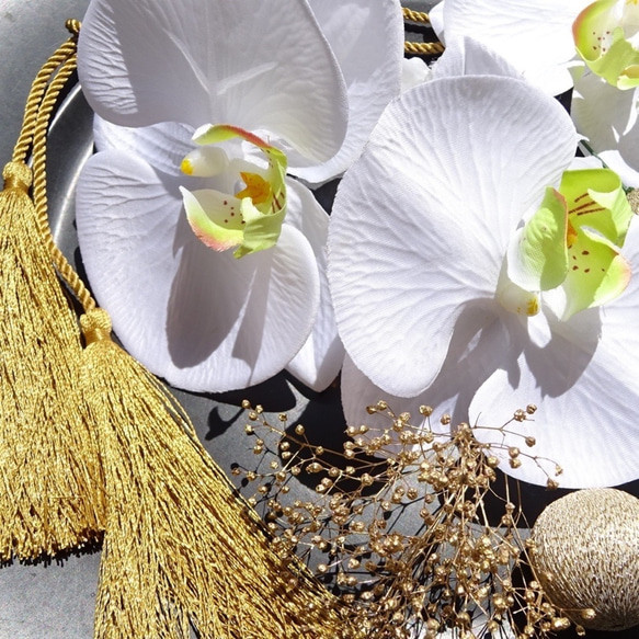 【即日発送】選べる♡ゴールド＆ホワイト系髪飾りセット♡ウェディング 髪飾り 結婚式 成人式 金箔 卒業式 成人式 11枚目の画像