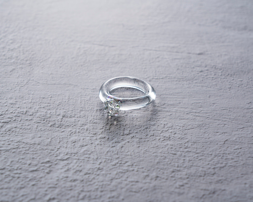 atさま専用　ガラスリング 11号）ガラスリング n47 指輪・リング millmill 通販 14088477