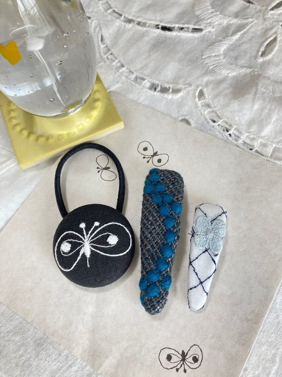 ミナペルホネン　タンバリン　パッチンピン　ハンドメイド ハンドメイド ミナペルホネン タンバリンのパッチンピン - メルカリ