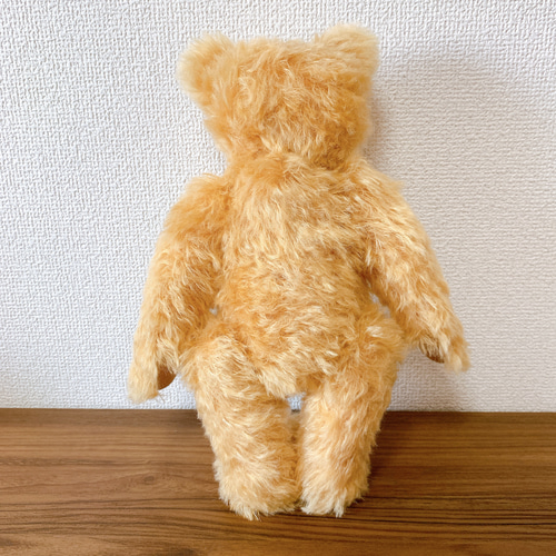 Nana Bee.♡ハンドメイド テディベア 32㎝ クリームイエロー Nana Bee.♡ハンドメイド テディベア 32㎝ クリームイエローの通販 by