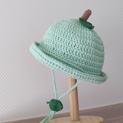 青りんご帽子 フルーツ帽子 帽子(ベビー・キッズ) おおきな木