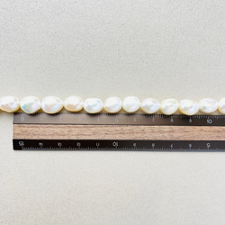 【送料無料】K14gf／11mm 大粒 バロックパール 淡水真珠 チョーカー ネックレス 39cm 6枚目の画像