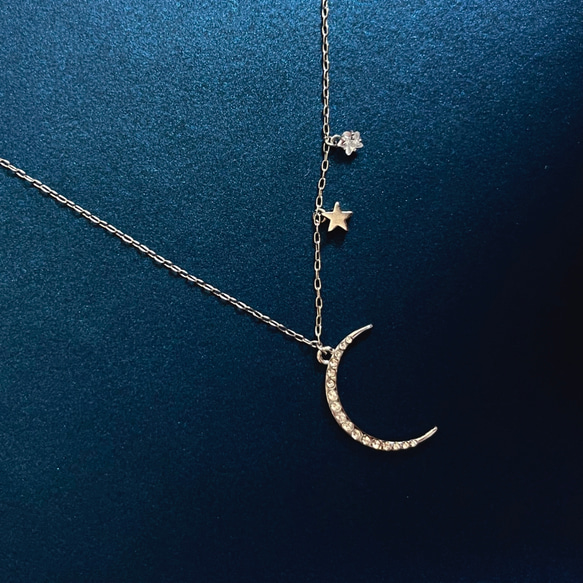 moon star necklace ✴︎ 1枚目の画像