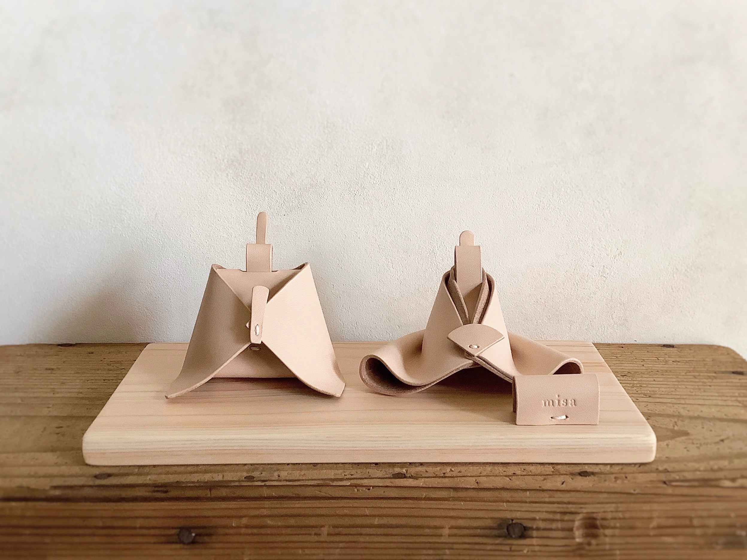 【名入れ可能】ヌメ革おひなさま