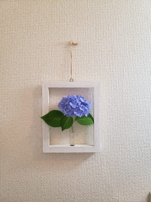 抗わずしっとりゆったり流れるように梅雨を楽しむ　紫陽花刺繍巾着 13枚目の画像