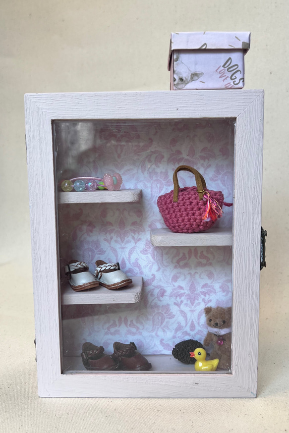 ✴︎✴︎  シンプルで可愛い♡飾り棚　✴︎✴︎  ブライス　リカちゃん　いまりーちゃん　人形用 2枚目の画像