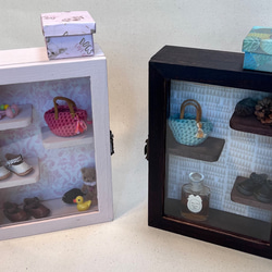 ✴︎✴︎  シンプルで可愛い♡飾り棚　✴︎✴︎  ブライス　リカちゃん　いまりーちゃん　人形用 4枚目の画像