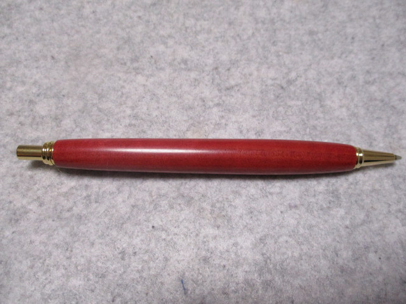 ピンクアイボリー　縮杢　シャープペンシル(0.5ミリ用)　希少材  　 3枚目の画像
