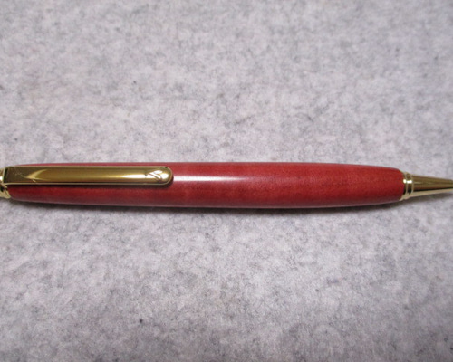 ピンクアイボリー 縮杢 シャープペンシル(0.5ミリ用) 希少材 ペン