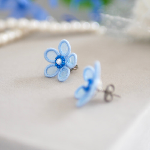 人気の新作掲載】ブルースターピアス/イヤリング (受注生産  