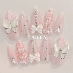 ロングポイント ギャル ネイルチップ ネイルチップ（つけ爪） みー