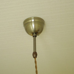 レトロカラーの鳥さんランプ（受注制作品です） ＋ペンダント灯具 17枚目の画像