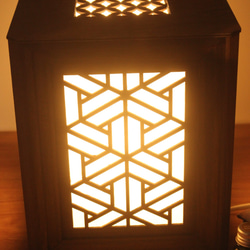 アロマランプ大　和ー毘沙門　 LEDの灯りで香るランプ　ディフューザーアロマストーンアロマポット 8枚目の画像