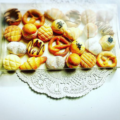 ミニチュアパンクッキー スイーツ・お菓子・パン メロンパン・むしぱん 