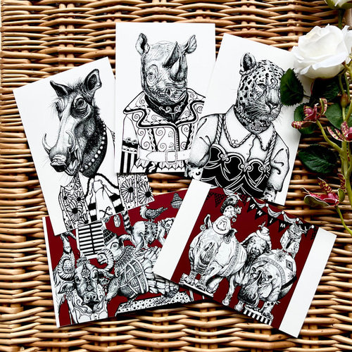 組み合わせ自由5/5ポストカード