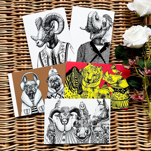 組み合わせ自由5/5ポストカード