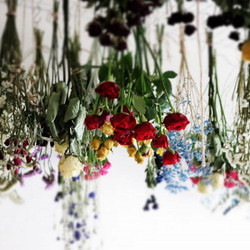 fleur message「お名前のイメージから束ねた花束」ガラス瓶の光る植物標本(直径8cm×高さ17.5㎝) 7枚目の画像