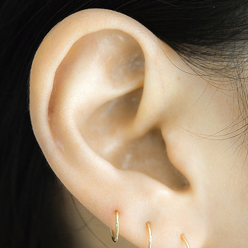 10K金 ゴールド 耳 鼻 軟骨 ヘリックス トラガス メンズ レディース