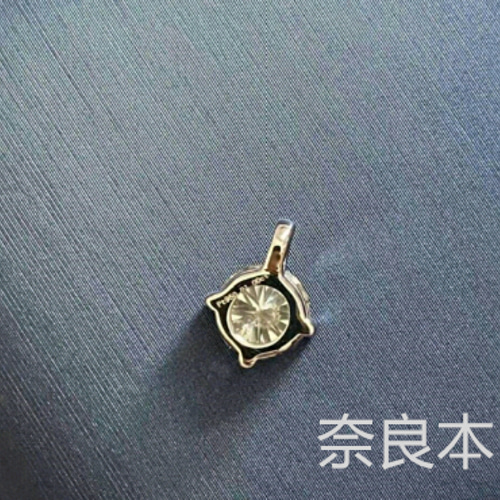 新品未使用一粒 ダイヤモンドしろがねのネックレス1.0t ネックレス 