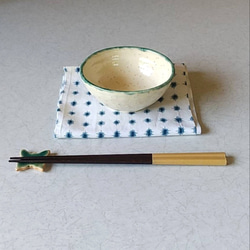 陶のお茶碗・小鉢【エメラルドグリーンの涼やかシリーズ】 15枚目の画像