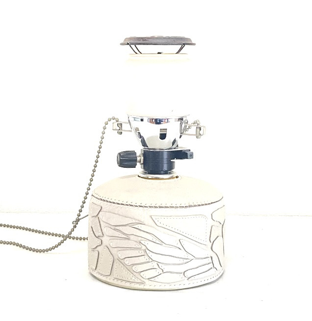 レザーOD缶カバー／翅オフホワイト