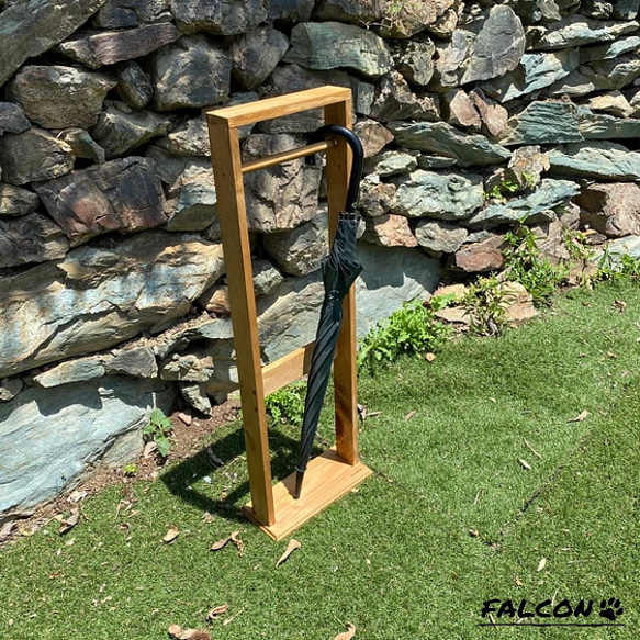 [工房FALCON] 傘掛け　オークカラーver. 2枚目の画像