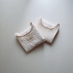 ＆mum イブル スリーパー 赤ちゃん 新生児 ベビー 着脱しやすい 両開き リーフ刺繍《出産祝い/名入れ》 11枚目の画像