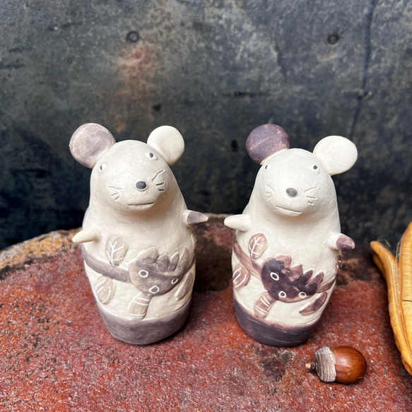 Chusuke (棕色) 陶瓷/鼠標/鼠標 第10張的照片