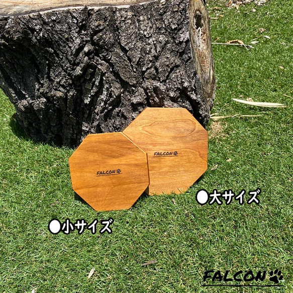 [工房FALCON] さくらの鍋敷き(小サイズ) 4枚目の画像