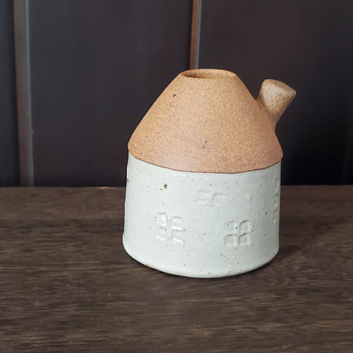 一輪挿し 花器 小さな家 置物 陶器の贈り物 一輪挿し・花瓶