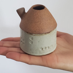 【訳アリまとめ売り】一輪差し　花瓶　陶器　陶人形　手作り　作家 mk-l-5.jpg