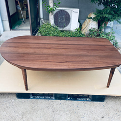 こたつテーブルタモ90丸折りたたみ脚日本製・ヒーター付き こたつ