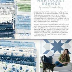 「Nantucket Summer」moda Charm Pack (カットクロス42枚）Camille Roskell 3枚目の画像