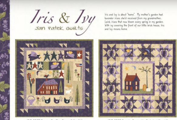 「Iris & Ivy」moda Layer Cakes (カットクロス42枚）Jan Patek Quilts 3枚目の画像