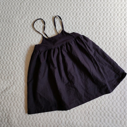 バックリボンキャミワンピース ハンドメイドオーダー 子供服  
