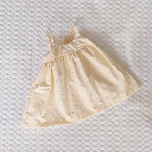 バックリボンキャミワンピース ハンドメイドオーダー 子供服  