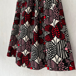 【ラスト1点】SALE ギャザースカート バタフライ レッド 大きいサイズ 小さいサイズ 11枚目の画像