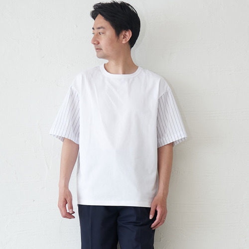 もりのがっこう Tシャツ4枚セット ベーシックTx2変形ドルマンTx2 Mサイズ Tシャツ4枚セット】ベーシックTx2＆変形ドルマンTx2 | もりのが