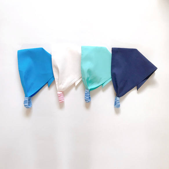 選べる４色【 子供用 三角巾 】 S・M・L サイズ ▼ 入園入学グッズ 1枚目の画像
