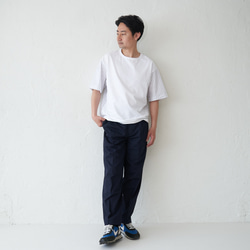 森野學校 [男式 M 尺寸褲子] 夏季褲子 (海軍藍) 第11張的照片
