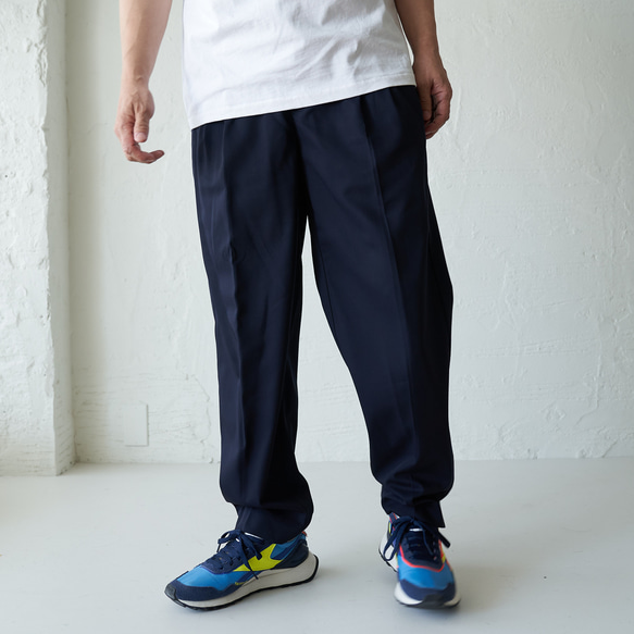 森野學校 [男式 M 尺寸褲子] 夏季褲子 (海軍藍) 第2張的照片