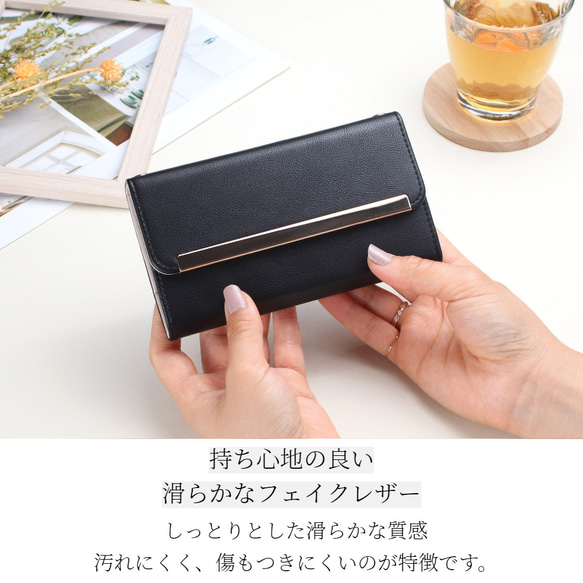 手帳型 iphone ケース ミラー付き シンプル SE 12 可愛い 13 mini カード収納 11 クリアケース 4枚目の画像