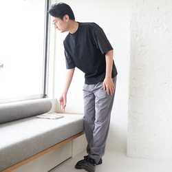 Morino Gakko [男士 M 尺寸褲子] 夏季褲子 (灰色) 第7張的照片