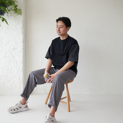 Morino Gakko [男士 M 尺寸褲子] 夏季褲子 (灰色) 第6張的照片